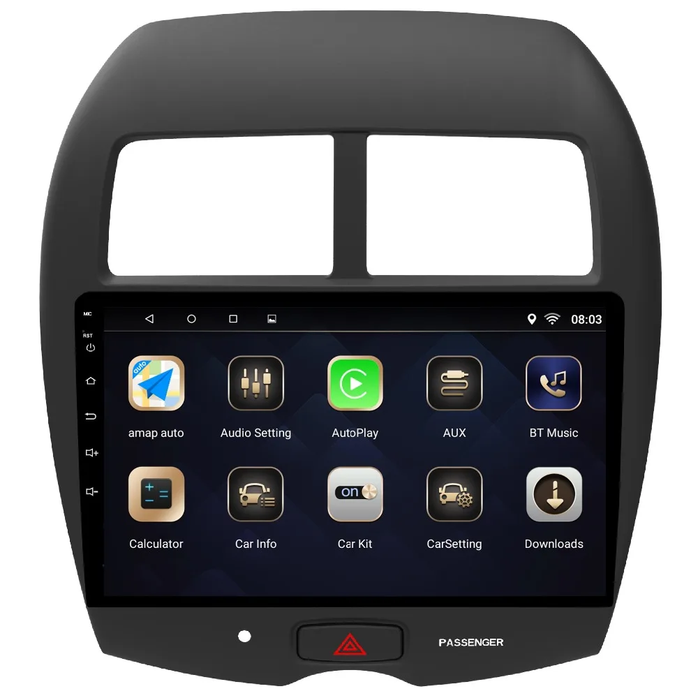 Автомобильный DVD плеер 1 din Android 7 для Mitsubishi ASX 2013 2018 GPS навигация с Canbus
