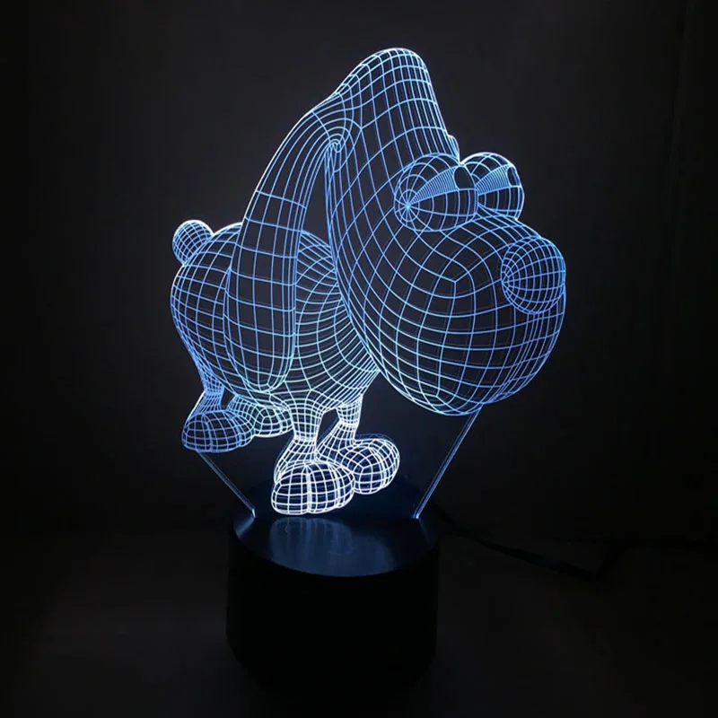 Newest Novelty 7Colors Changing 3D LED Night Light Big Eye Dog USB Bedroom Table Lamp Acrylic Colorful Gradient Atmosphere Lamp
Newest Novelty 7Colors Changing 3D LED Night Light Big Eye Dog USB Bedroom Table Lamp Acrylic Colorful Gradient Atmosphere Lamp