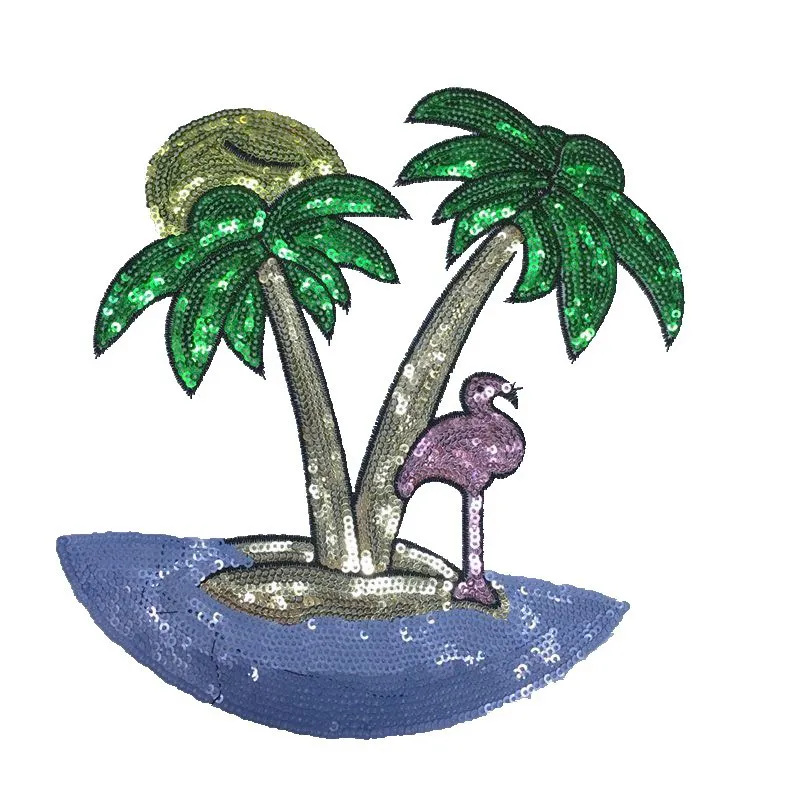 2018 New coconut tree With Sequined Patches Fashion Applique lion on Patch for Clothes Bags DIY Decal Apparel Accessory 1pcs
2018 New coconut tree With Sequined Patches Fashion Applique lion on Patch for Clothes Bags DIY Decal Apparel Accessory 1pcs