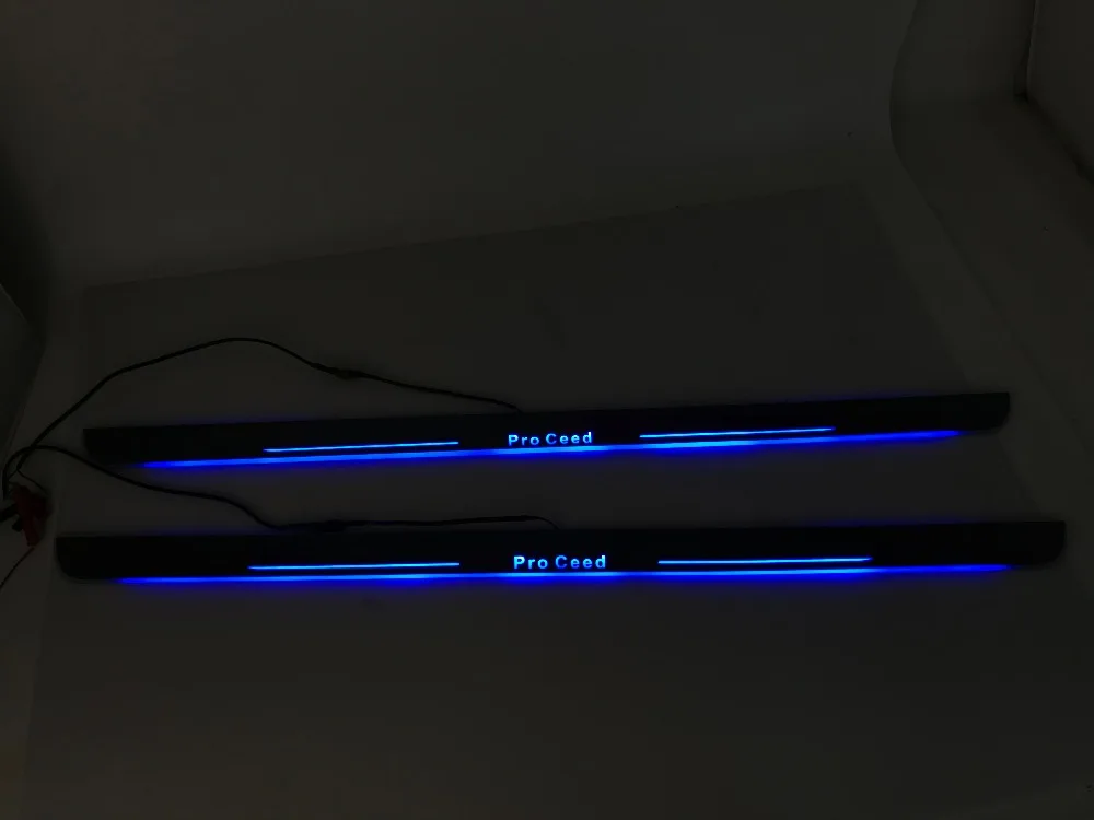 eOsuns Customized LED dynamic moving door scuff door sill light overlays linings for Kia pro ceed 2008, 2pcs
eOsuns Customized LED dynamic moving door scuff door sill light overlays linings for Kia pro ceed 2008, 2pcs