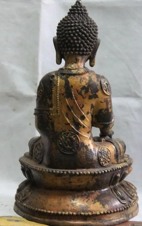 Free shipping S03366 Tibet Tibetan Buddhism Fane Old Copper Bronze Tathagata Sakyamuni Buddha Statue
Free shipping S03366 Tibet Tibetan Buddhism Fane Old Copper Bronze Tathagata Sakyamuni Buddha Statue