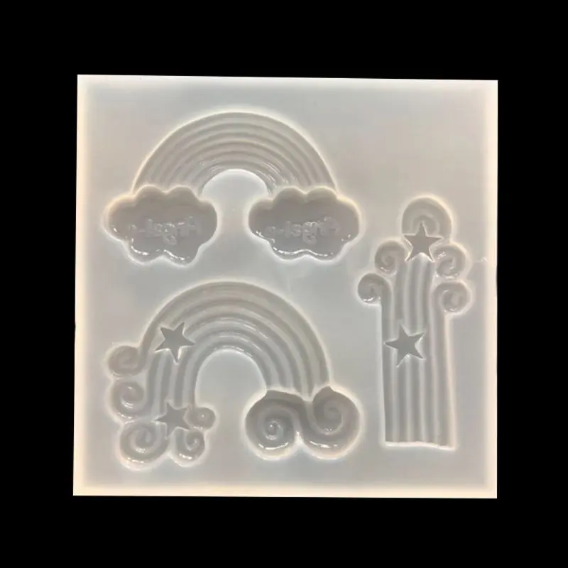 Rainbow Cloud DIY Silicone Mold Biscuit Fondant Cake DIY Resin Jewelry Making Craft Tools 2019 Gifts
Rainbow Cloud DIY Silicone Mold Biscuit Fondant Cake DIY Resin Jewelry Making Craft Tools 2019 Gifts