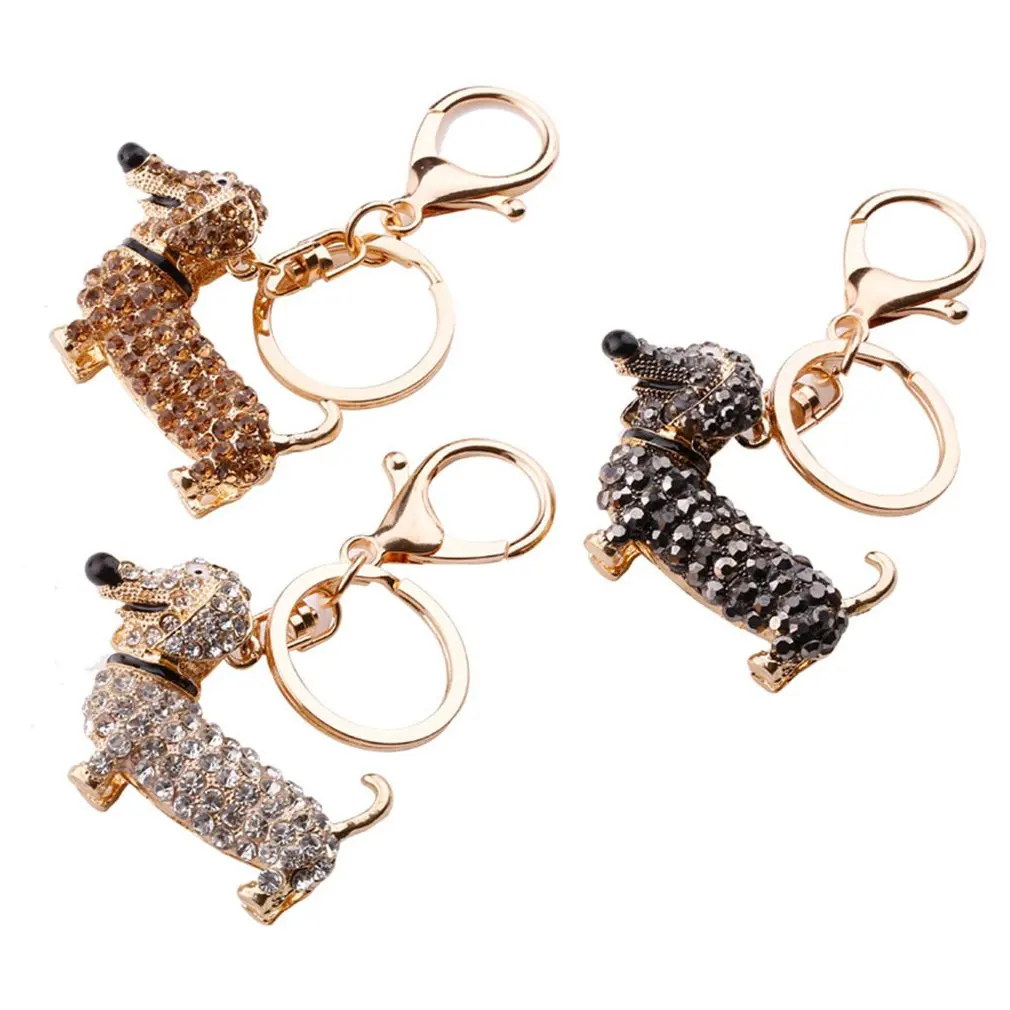 2022 Small Lovely Cute Rhinestone Dachshund Dog Design Keychain Bag Car Key Ring Charm Pendant Best Gifts for Purse
2022 Small Lovely Cute Rhinestone Dachshund Dog Design Keychain Bag Car Key Ring Charm Pendant Best Gifts for Purse