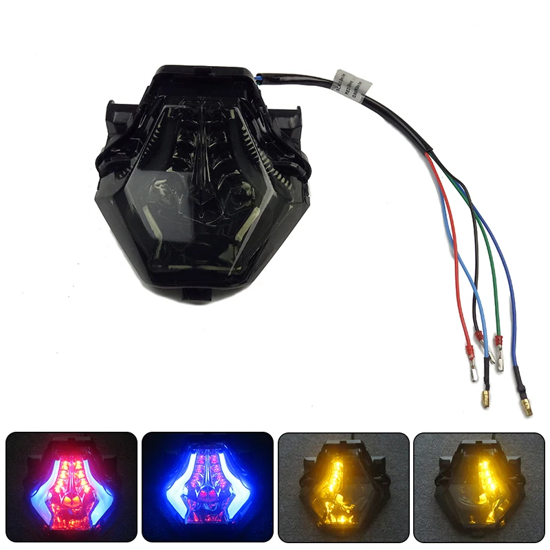Motorcycle Integrated LED Tail Light Turn Signal Brake Light 100% Brand New For Yamaha MT-07 FZ-07 MT07 YZF R3 R25 MT-03 MT-25
Motorcycle Integrated LED Tail Light Turn Signal Brake Light 100% Brand New For Yamaha MT-07 FZ-07 MT07 YZF R3 R25 MT-03 MT-25