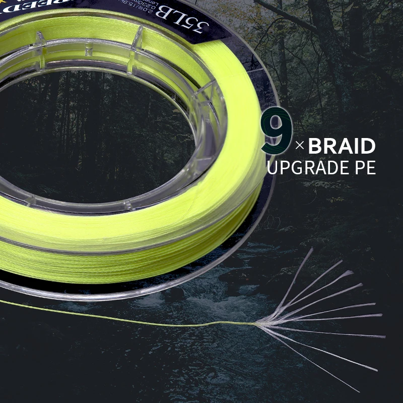Tsurinoya Fishing Line SPEEDY 150m 9 Braided Upgrade PE Line 16-42LB Strong Multilament Fishing Lure Wire
Tsurinoya Fishing Line SPEEDY 150m 9 Braided Upgrade PE Line 16-42LB Strong Multilament Fishing Lure Wire