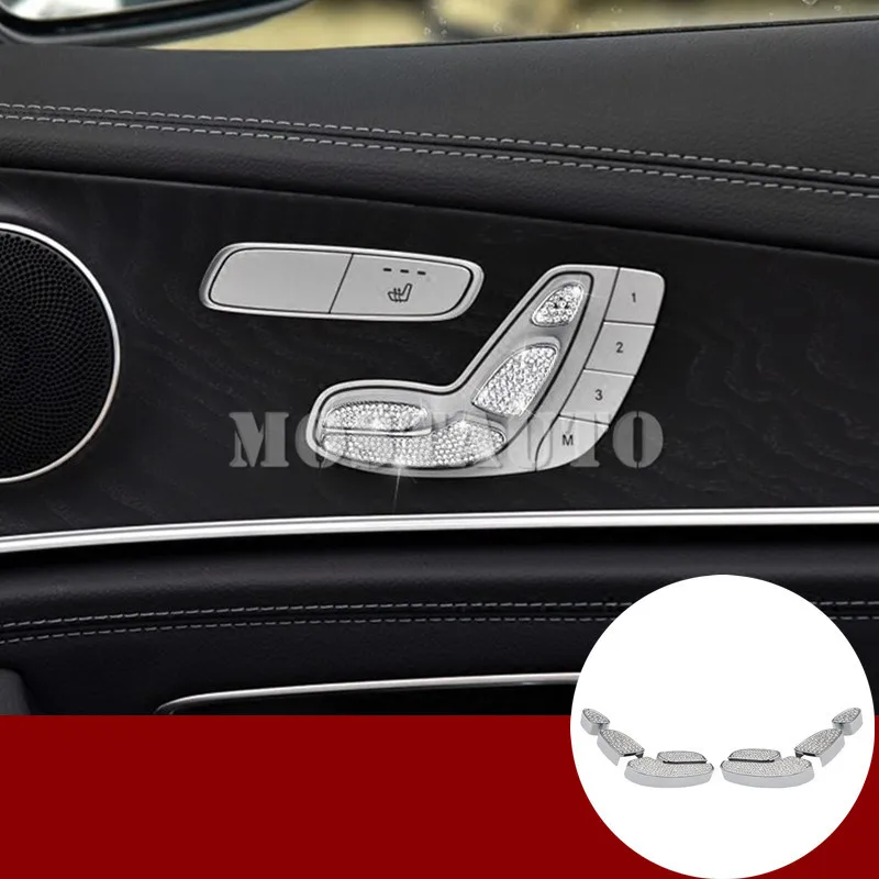 For Benz C Class W205 S205 Rhinestone Style Seat Adjust Button Cover 2014-2021 8pcs Car Accessories Interior Car Decor Car Trim
For Benz C Class W205 S205 Rhinestone Style Seat Adjust Button Cover 2014-2021 8pcs Car Accessories Interior Car Decor Car Trim