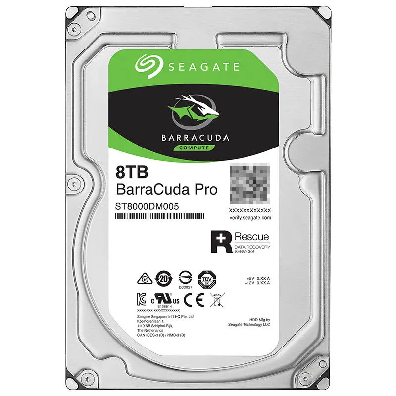 

Seagate 8TB Desktop HDD Internal Hard Disk Drive 7200RPM SATA3 6Gb/s 25MB Cache 3.5inch HDD Drive Disk For Computer ST8000DM0004