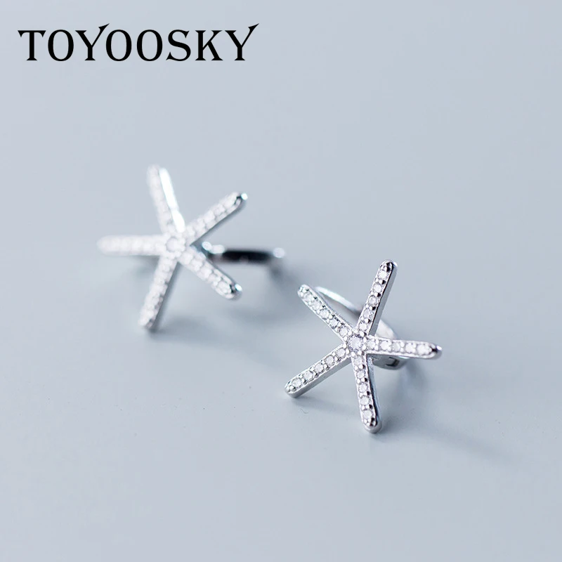 Новые поступления от TOYOOSKY, женские серьги с пряжкой в виде звезд, милые серьги из стерлингового серебра S925 с кристаллами в виде морских звез...
Новые поступления от TOYOOSKY, женские серьги с пряжкой в виде звезд, милые серьги из стерлингового серебра S925 с кристаллами в виде морских звез...