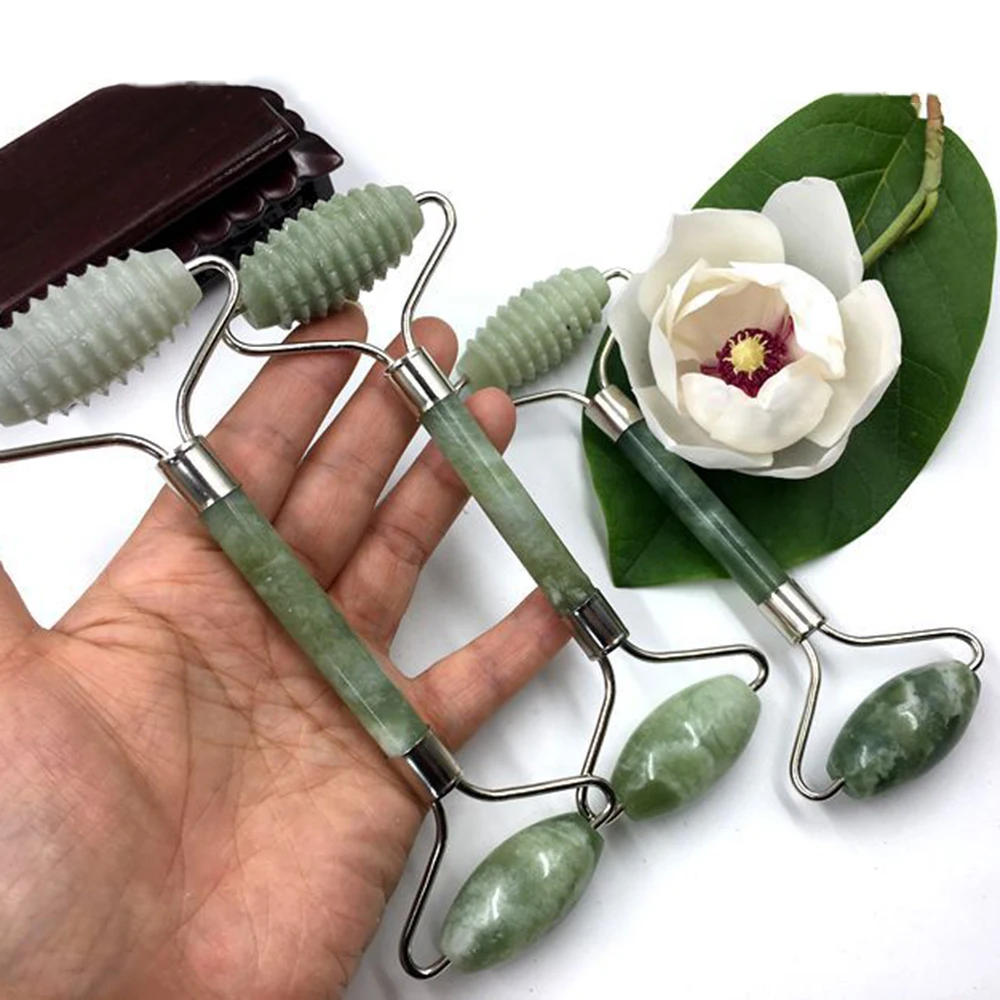 Natural Jade Guasha Facial Massage Jade Roller Face Body Massager Beauty Tool Health Care Tool Creative Gift
Natural Jade Guasha Facial Massage Jade Roller Face Body Massager Beauty Tool Health Care Tool Creative Gift