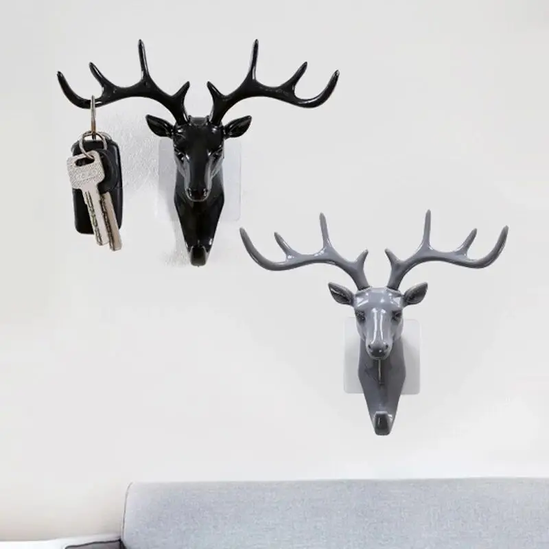 American Style Antlers Hook Retro Deer Head Hanging Wall Hooks Bags Coat Hat Hanger Key Holder Organizer Storage Rack Home Decor
American Style Antlers Hook Retro Deer Head Hanging Wall Hooks Bags Coat Hat Hanger Key Holder Organizer Storage Rack Home Decor