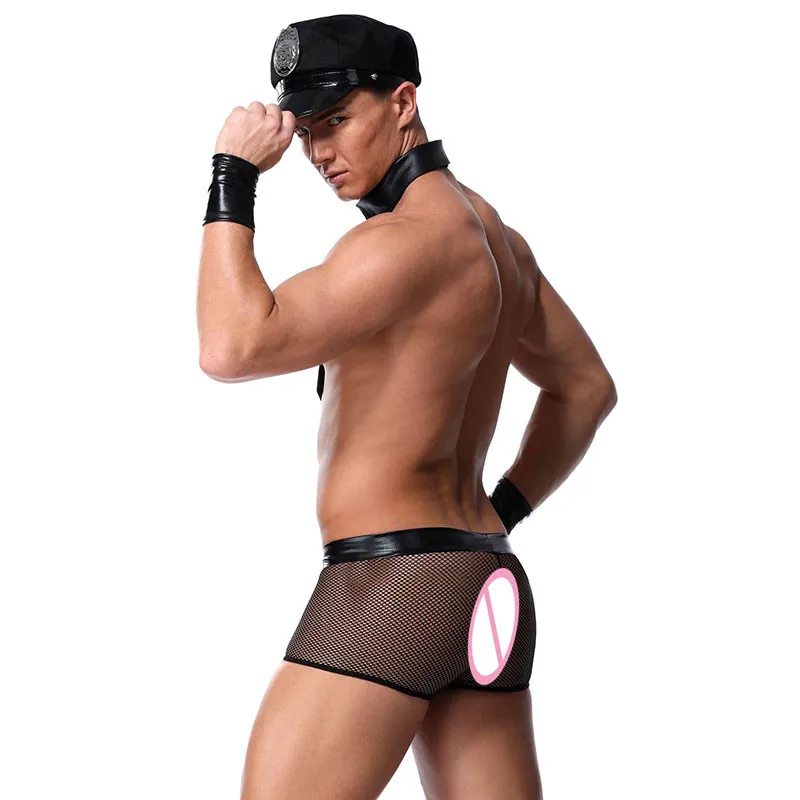 Hot Erotic Men Sexy Police Officer Cosplay Costume Fancy Cops Men Halloween Costume Police Uniforms Hollow Out Fishnet Lingerie
Hot Erotic Men Sexy Police Officer Cosplay Costume Fancy Cops Men Halloween Costume Police Uniforms Hollow Out Fishnet Lingerie