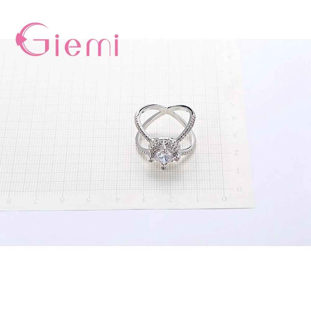 Fashion Cross Hollow Women Cubic Zircon Ring 925 Sterling Silver Lady Party Ring Engagement Femme anillo Wholesale
Fashion Cross Hollow Women Cubic Zircon Ring 925 Sterling Silver Lady Party Ring Engagement Femme anillo Wholesale