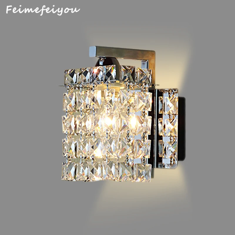 Feimefeiyou led crystal wall lamp Wall lights luminaria home lighting living room modern WALL light lampshade for bathroom
Feimefeiyou led crystal wall lamp Wall lights luminaria home lighting living room modern WALL light lampshade for bathroom