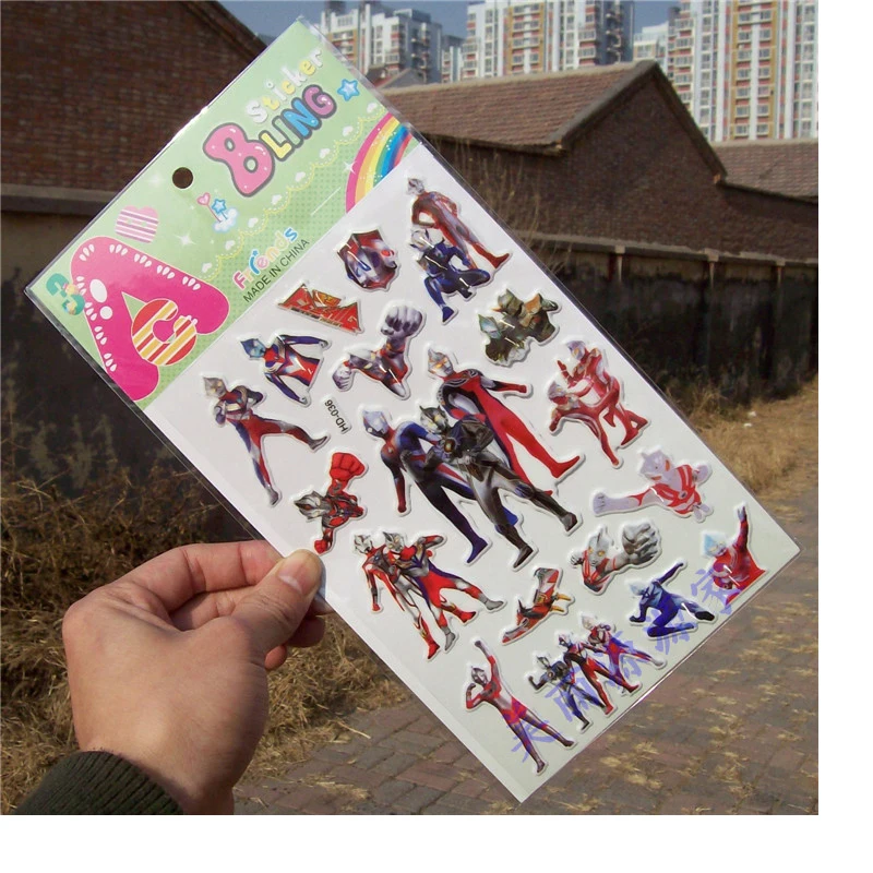 Ultraman ultman outman наклейка с украшениями 3D пузырьковые наклейки скрапбукинга для