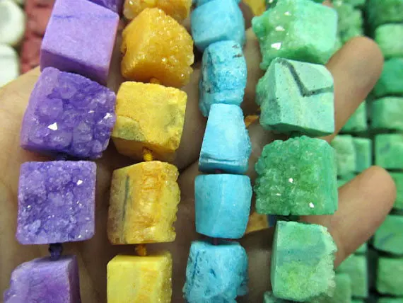 Genuine Duzy Drusy Agate cubc box square cabochon yellow purple red blue green white grey black silver mix bead 14mm full strand
Genuine Duzy Drusy Agate cubc box square cabochon yellow purple red blue green white grey black silver mix bead 14mm full strand