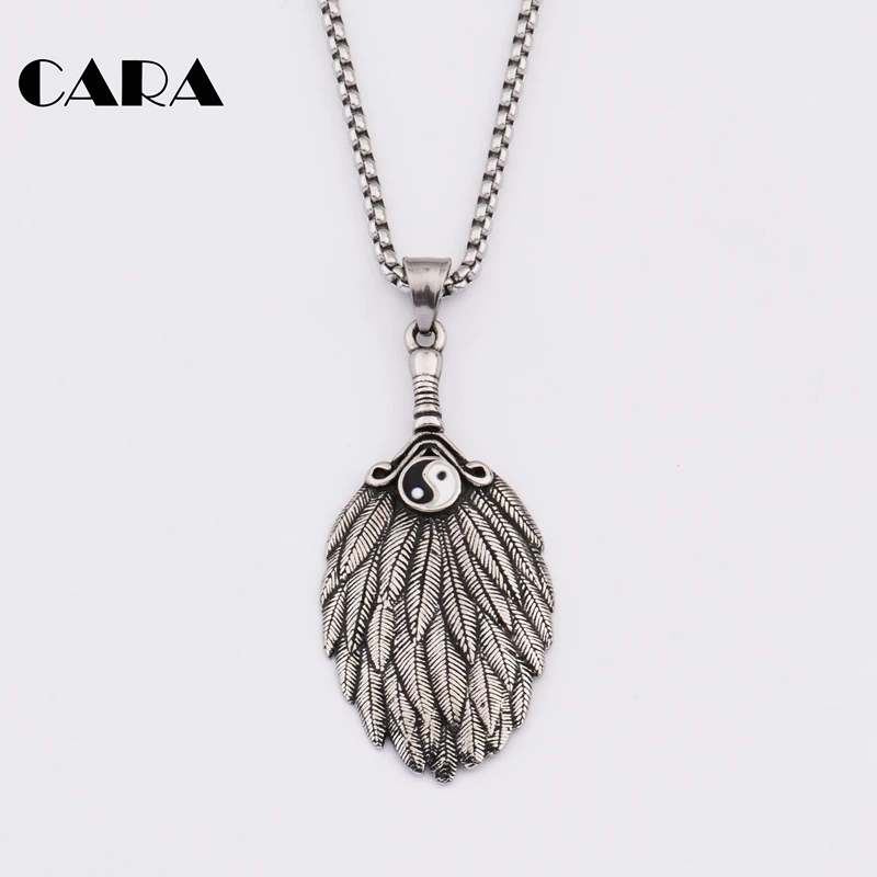 2019 New 316L Stainless Steel Chinese Vintage feather fan Necklace Classical Fashion Men Necklace Jewelry fine Polished CAGF0160
2019 New 316L Stainless Steel Chinese Vintage feather fan Necklace Classical Fashion Men Necklace Jewelry fine Polished CAGF0160