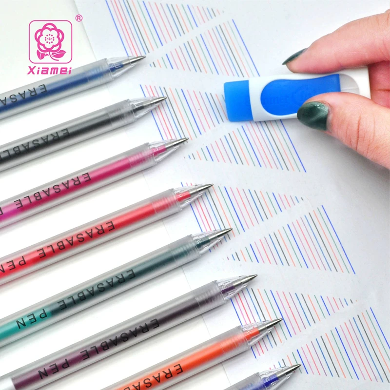 4 PCS/LOT Xiamei Stationery 0.5mm Erasable Pen 8 Colors Chancery Pen Heat Sensitive Gel Pen for School
4 PCS/LOT Xiamei Stationery 0.5mm Erasable Pen 8 Colors Chancery Pen Heat Sensitive Gel Pen for School