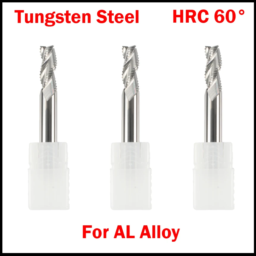10mm 12mm 16mm OD HRC60 Tungsten Carbide 3 Flute CNC Router Bit Cutting Tool Roughing End Mills Milling Cutter For AL Alloy
10mm 12mm 16mm OD HRC60 Tungsten Carbide 3 Flute CNC Router Bit Cutting Tool Roughing End Mills Milling Cutter For AL Alloy