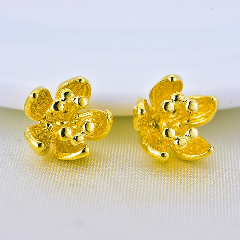 10pcs Copper Plated Real Gold Flower Blossom Bead Charms for Bracelet Jewelry Making
10pcs Copper Plated Real Gold Flower Blossom Bead Charms for Bracelet Jewelry Making