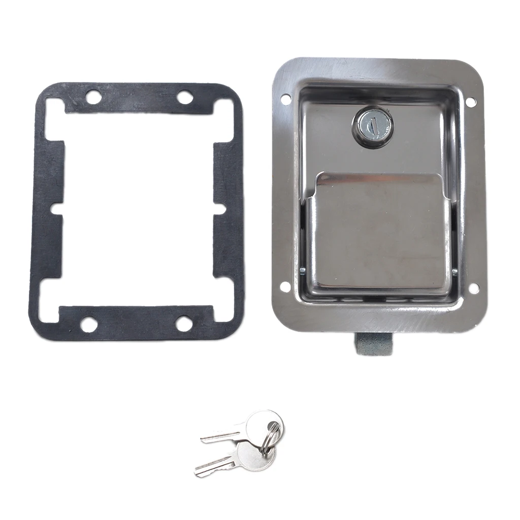 1 Set Paddle Handle Lock Door Latch Heavy Duty Flush Mount With Key For Car Truck Trailer RV Electrical Cabinet Toolbox Etc
1 Set Paddle Handle Lock Door Latch Heavy Duty Flush Mount With Key For Car Truck Trailer RV Electrical Cabinet Toolbox Etc