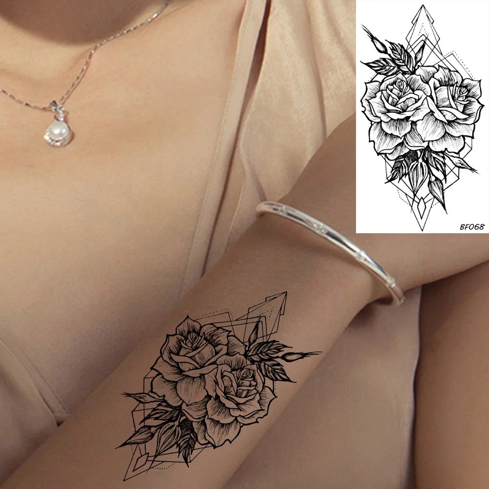 VANKIRS Women Sexy Wrist Arm Flower Cluster Tattoos Stickers Girls Leaf Waterproof Tattoos Temporary Black Custom Fake Tatoos
VANKIRS Women Sexy Wrist Arm Flower Cluster Tattoos Stickers Girls Leaf Waterproof Tattoos Temporary Black Custom Fake Tatoos