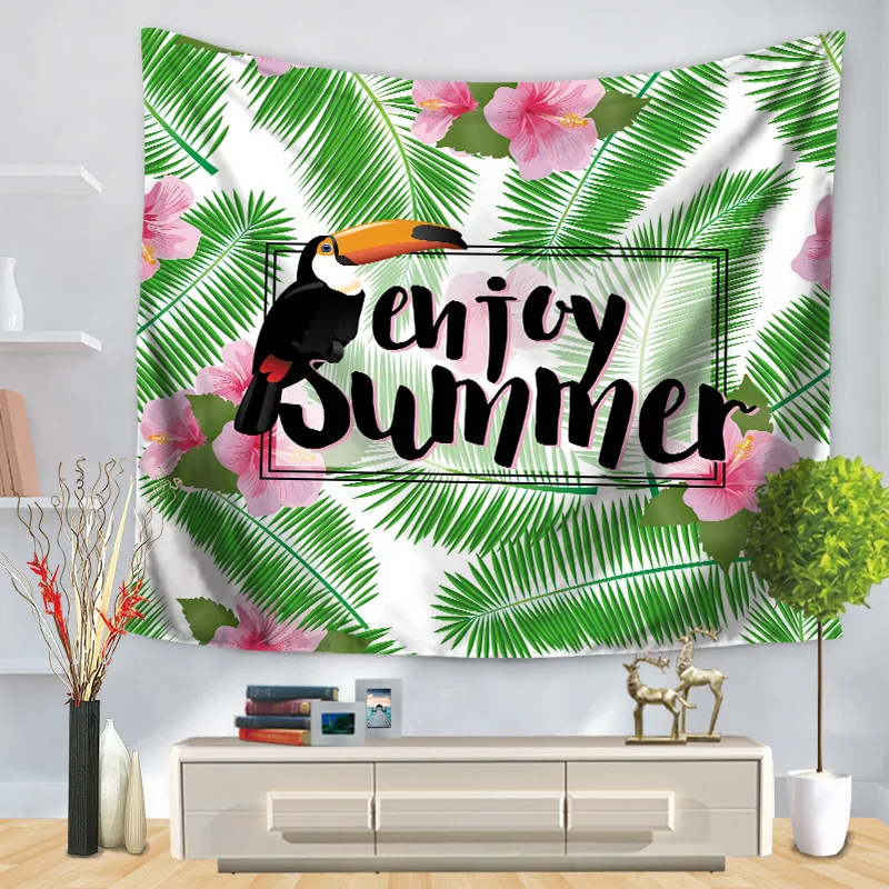 Home Decorative Wall Hanging Carpet Tapestry Rectangle Bedspread Summer Green Plant Pattern GT1217
Home Decorative Wall Hanging Carpet Tapestry Rectangle Bedspread Summer Green Plant Pattern GT1217