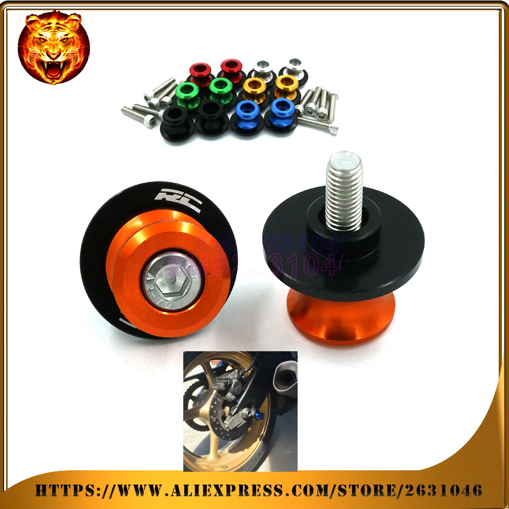 Motorcycle Aluminum Swingarm Spools Slider Stand Screw 0.393 inch For KTM RC RC125 RC200 RC390 390 200 125 WITH LOGO accessories
Motorcycle Aluminum Swingarm Spools Slider Stand Screw 0.393 inch For KTM RC RC125 RC200 RC390 390 200 125 WITH LOGO accessories