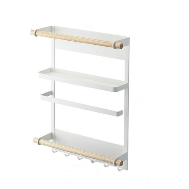 Refrigerator Hanger Simple Wrought Iron Magnet Paper Towel Storage Bag Storage Kitchen Storage Side Shelf
Refrigerator Hanger Simple Wrought Iron Magnet Paper Towel Storage Bag Storage Kitchen Storage Side Shelf