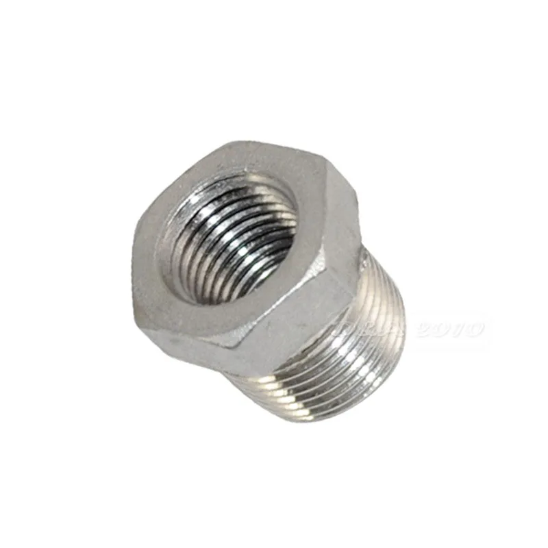 1/4" Male x 1/8" Female DN8-DN6 Reducer Bushing Male*Female BSPT Thread Stainless Steel SS304 Pipe Fittings For Water Gas Oil
1/4" Male x 1/8" Female DN8-DN6 Reducer Bushing Male*Female BSPT Thread Stainless Steel SS304 Pipe Fittings For Water Gas Oil