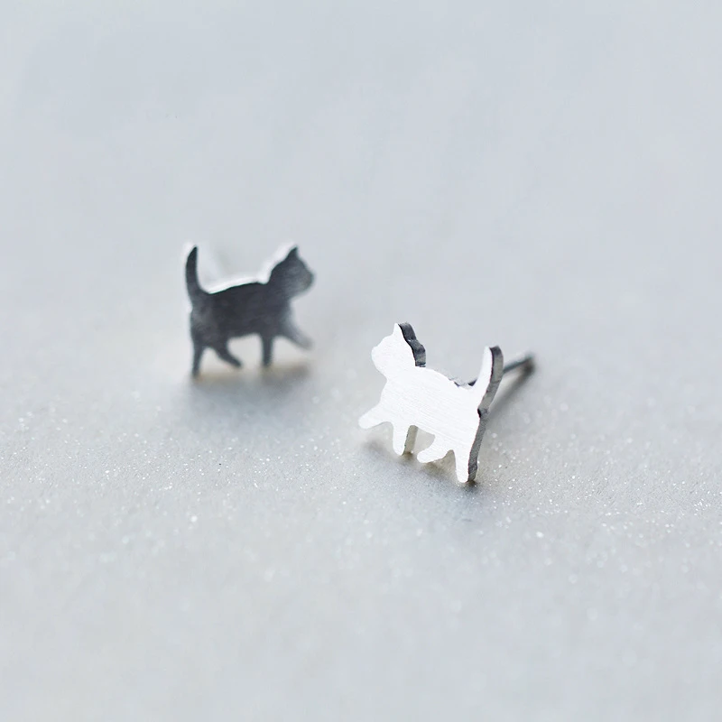 MloveAcc 925 Sterling Silver Cute Walking Cat Earrings for Women Girl Lovely Stud Earrings Fashion Sterling-silver-jewelry
MloveAcc 925 Sterling Silver Cute Walking Cat Earrings for Women Girl Lovely Stud Earrings Fashion Sterling-silver-jewelry