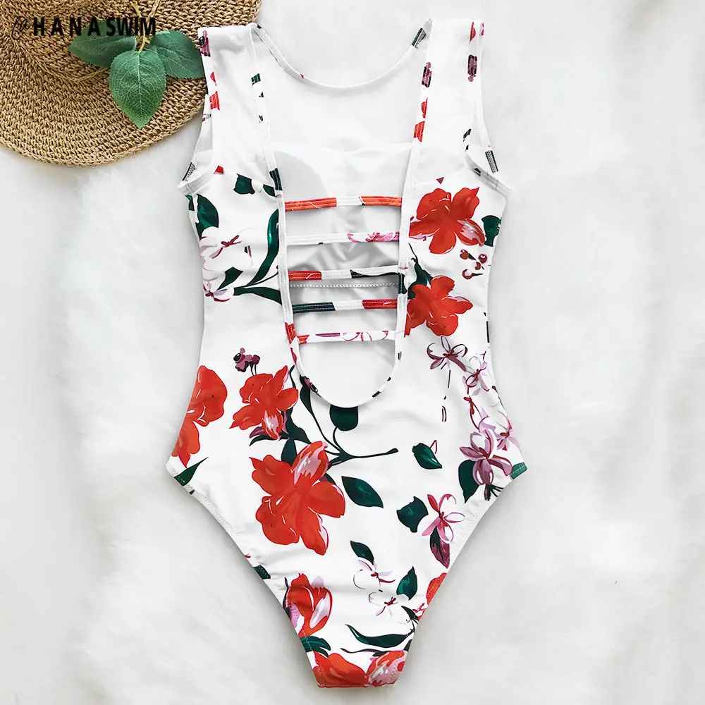 

Mesh One-piece Swimsuit Women Flora Print Lace-up Monokini Summer Sexy Bikini Dames 2019 Body Girl Beach Bathing Suit Swimwear