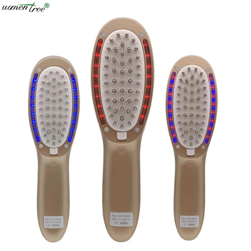 Original Hair Scalp Treatment Red Blue Led Light Ion Hair Regrowth Therapy Vibration Massage Electric Hair Growth Comb Brush
Original Hair Scalp Treatment Red Blue Led Light Ion Hair Regrowth Therapy Vibration Massage Electric Hair Growth Comb Brush