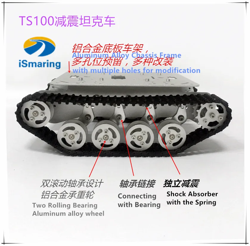Официальная Рама корпуса iSmaring Tank car TS100 из алюминиевого сплава с Роботизированными отверстиями для интерфейса arm для модификации, «сделай сам», модель танка
Официальная Рама корпуса iSmaring Tank car TS100 из алюминиевого сплава с Роботизированными отверстиями для интерфейса arm для модификации, «сделай сам», модель танка