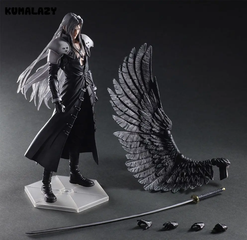 Play Arts Final Fantasy Fig VII Sephiroth PA Kai Cloud Strife 27 см ПВХ экшн фигурка куклы игрушки|Игровые