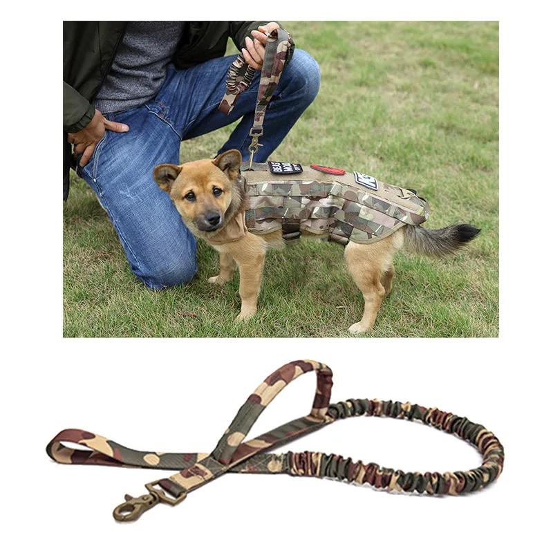 Army Tactical Dog Leash 1000D Nylon Waterproof Quick Release Extensible traction rope Military Police Dog Training Leash
Army Tactical Dog Leash 1000D Nylon Waterproof Quick Release Extensible traction rope Military Police Dog Training Leash