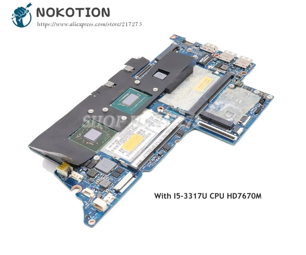 NOKOTION для HP Envy4 4-1000 Envy6 Материнская плата ноутбука I5-3317U ЦП HD7670M DDR3 689844-002 689844-001 693234-001 LA-8661P
NOKOTION для HP Envy4 4-1000 Envy6 Материнская плата ноутбука I5-3317U ЦП HD7670M DDR3 689844-002 689844-001 693234-001 LA-8661P