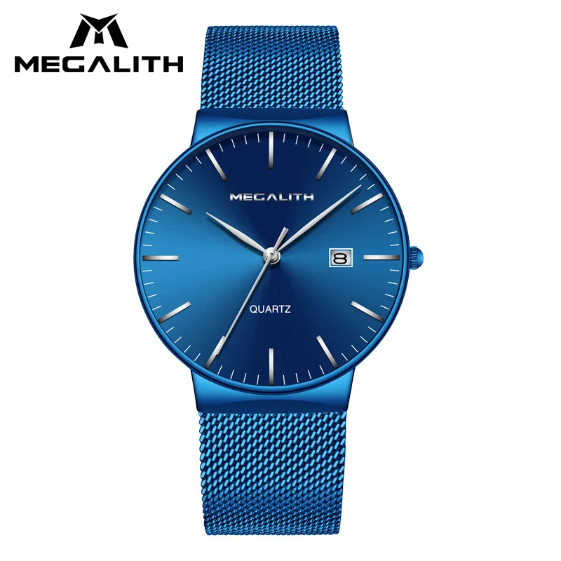 Reloj Hombre 2020 MEGALITH Модные Простые водонепроницаемые военные наручные часы Мужские