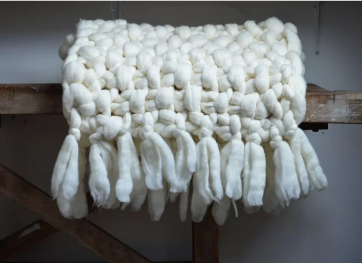 Hand Made Woven Wool Blanket Imitation Tassel Merino Wool Knitting Blanket of Super Soft Thick Blankets Home Decor Sofa Blanket
Hand Made Woven Wool Blanket Imitation Tassel Merino Wool Knitting Blanket of Super Soft Thick Blankets Home Decor Sofa Blanket