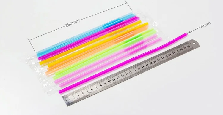 50 Pcs Multicolor Disposable Plastic Straws Individually Wrapped Black White Juice Drinking Straw Birthday Wedding Party Bar
50 Pcs Multicolor Disposable Plastic Straws Individually Wrapped Black White Juice Drinking Straw Birthday Wedding Party Bar
