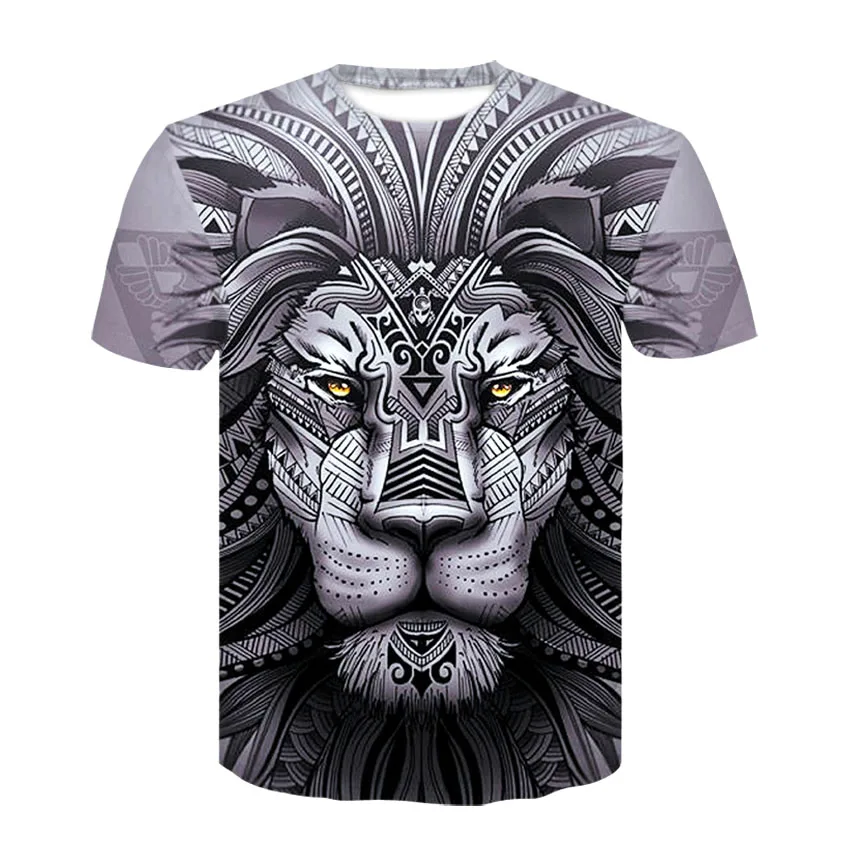 Fashion personality boy summer brand new 3D printed short sleeve T-shirt cool tiger head personalized design shirt
Fashion personality boy summer brand new 3D printed short sleeve T-shirt cool tiger head personalized design shirt