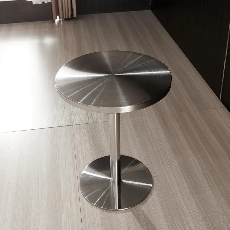 Modern Small Size 60CM Diameter Stainless Steel Household Table Outdoor Small Round Table Casual Cafe Restaurant Dining Table
Modern Small Size 60CM Diameter Stainless Steel Household Table Outdoor Small Round Table Casual Cafe Restaurant Dining Table