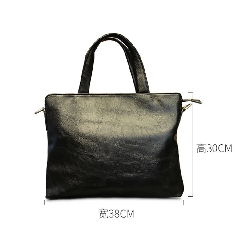 Genuine Leather Laptop Bag Waterproof 14inch Business Handbag Men's Should bag Message Notebook
Genuine Leather Laptop Bag Waterproof 14inch Business Handbag Men's Should bag Message Notebook