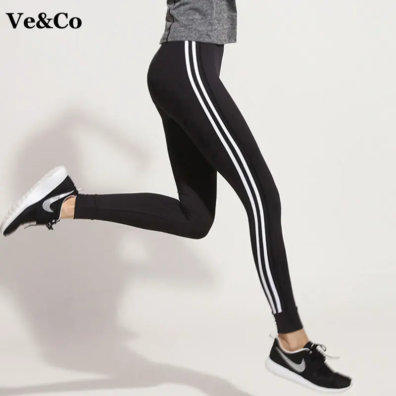 VE & Co Для женщин Штаны 2018 новый спортзал Фитнес Йога Леггинсы для брюки полиэстер