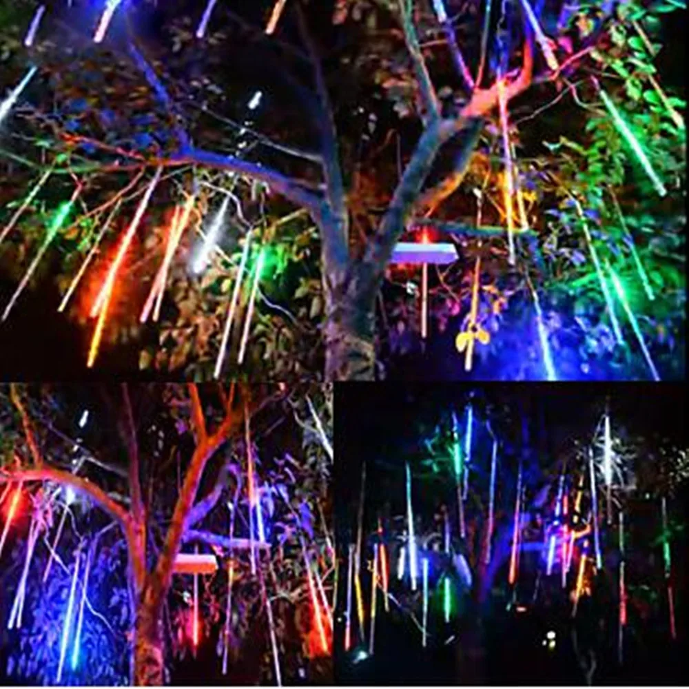 Meteor Shower Rain LED Light Waterproof 20cm/30cm/50cm 8 Tubes Blue/White Outdoor String Light for Garden Wedding Party Tree
Meteor Shower Rain LED Light Waterproof 20cm/30cm/50cm 8 Tubes Blue/White Outdoor String Light for Garden Wedding Party Tree