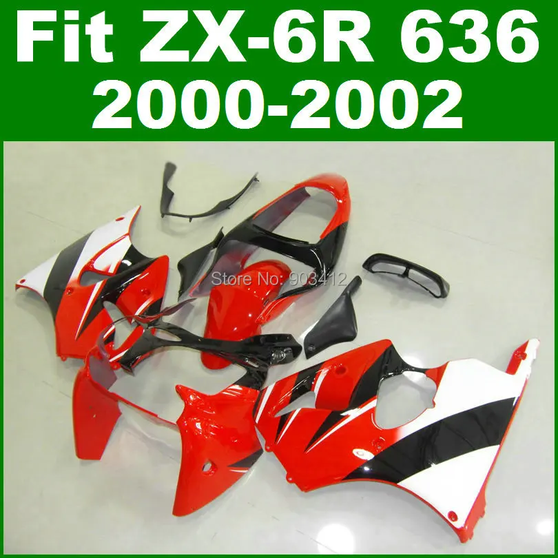 Hot sale ! Fit for Kawasaki ZX6R fairing kit 2000 2001 2002 ZX 6R 636 00 01 02 body kits fairings set
Hot sale ! Fit for Kawasaki ZX6R fairing kit 2000 2001 2002 ZX 6R 636 00 01 02 body kits fairings set
