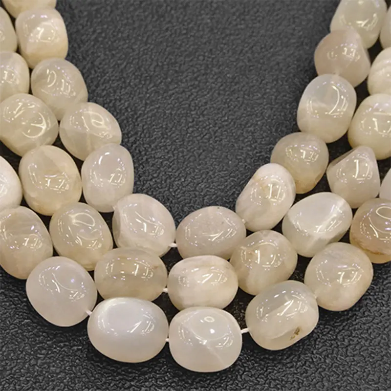 Natural White Moonstone Stone Beads Freefrom Potato DIY Loose Beads For Jewelry Making Beads Accessories 15'' Women Men Gift
Natural White Moonstone Stone Beads Freefrom Potato DIY Loose Beads For Jewelry Making Beads Accessories 15'' Women Men Gift