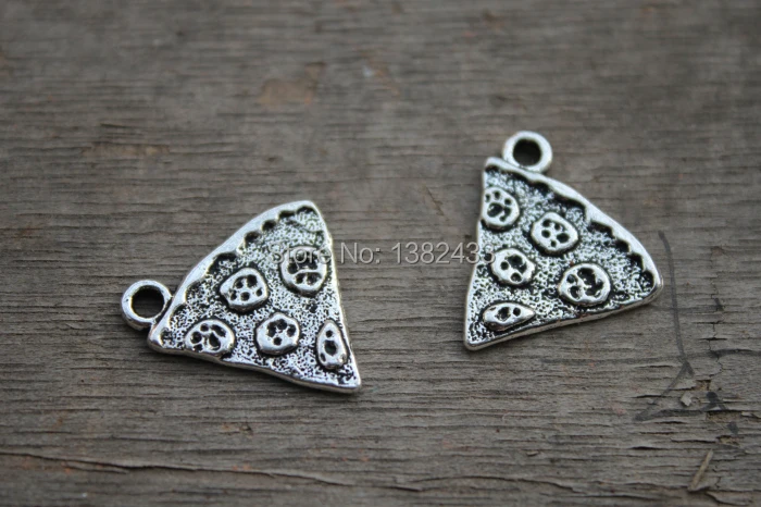 20pcs Slice Of Pizza Charm Silver tone 20mm x 19mm Food Charm BBF Friendship Best Friends Pendant
20pcs Slice Of Pizza Charm Silver tone 20mm x 19mm Food Charm BBF Friendship Best Friends Pendant