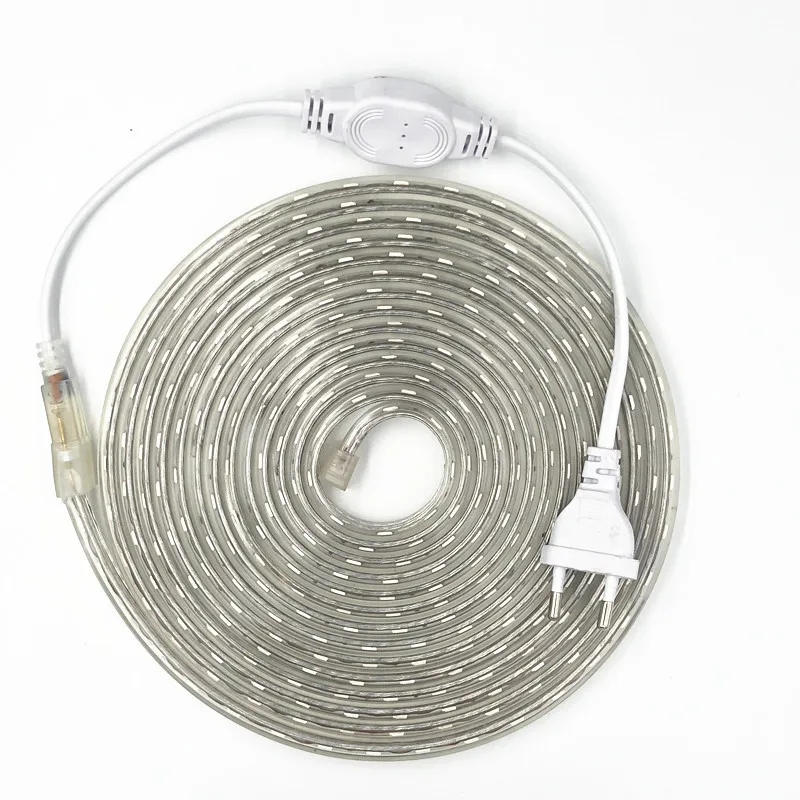 

LED Strip Light AC 220V SMD 5050 Flexible LED Tape 60LEDs/m Ribbon for Living Room 1M 2M 3M 4M 5M 6M 8M 10M 12M 15M 20M 22M 25M