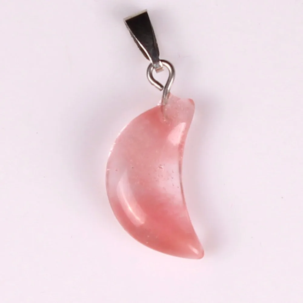24pcs/lot Random Colors Healing Love Crescent Moon Natural Stone Charms Pendant for Fashion Jewelry Choker Necklace Findings
24pcs/lot Random Colors Healing Love Crescent Moon Natural Stone Charms Pendant for Fashion Jewelry Choker Necklace Findings