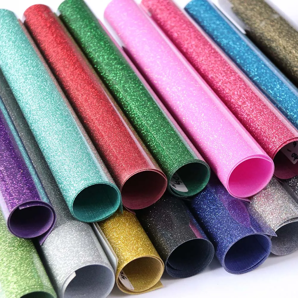 Glitter Heat Transfer Vinyl Iron-on glitter heat transfer Heat Press or Iron On For Clothing 100X50cm
Glitter Heat Transfer Vinyl Iron-on glitter heat transfer Heat Press or Iron On For Clothing 100X50cm
